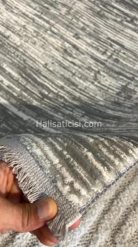 Artemis Halı Runner Özel Ebatlı Kesme Halı 5006A Gri Kemik Halı