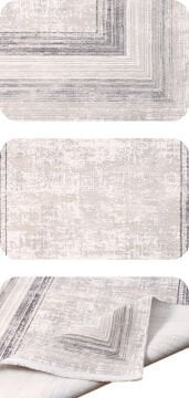 Nexus Halı Nalia Gri Çerçeveli Halı 4005A-GRİ