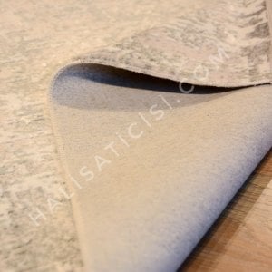 Melidia Işıltı Özel Ebatlı Kesme Halı 6147 Gri