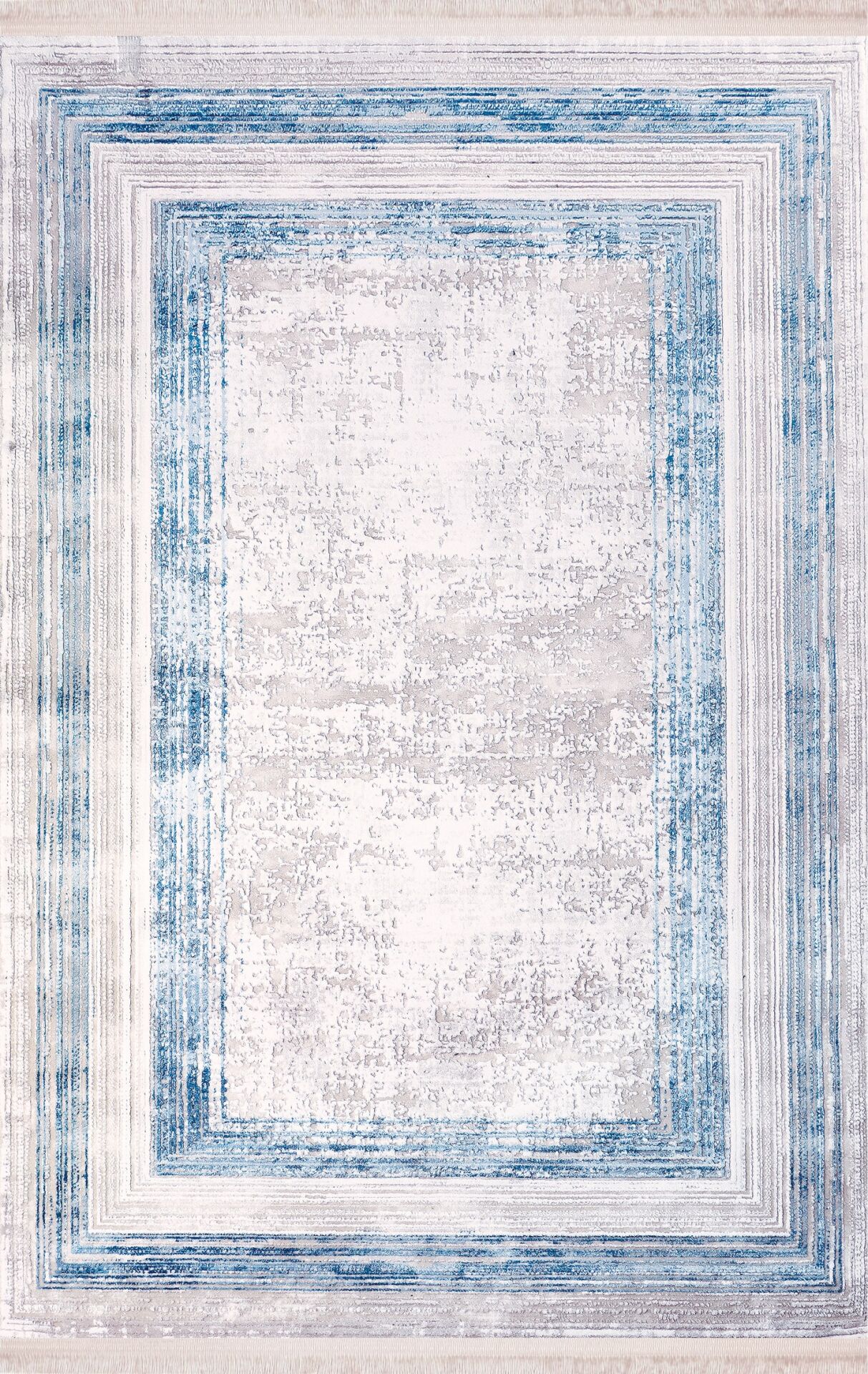 Nexus Halı Nalia Mavi Çerçeveli Halı 4005A-MAVİ 100x200