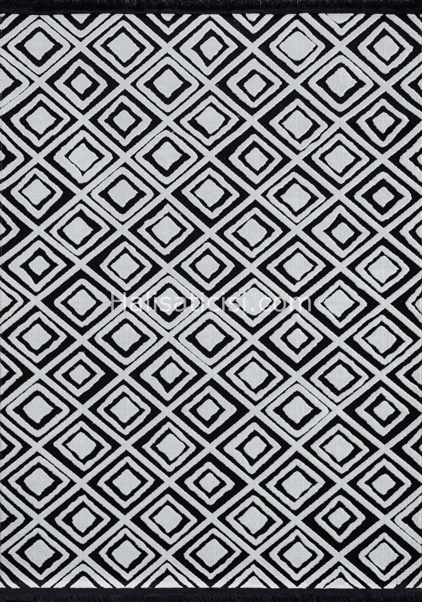 Melidia Halı Etna Özel Ebat Kesme Halı E4989-SIYAH-KEMIK 100 cm