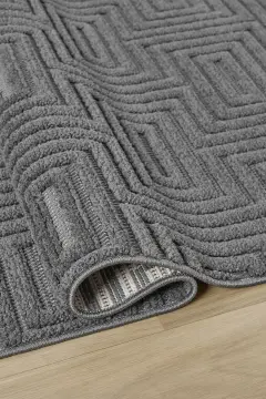 Seyran Halı Ruby İskandinav Halı Modeli 1550 Antrasit