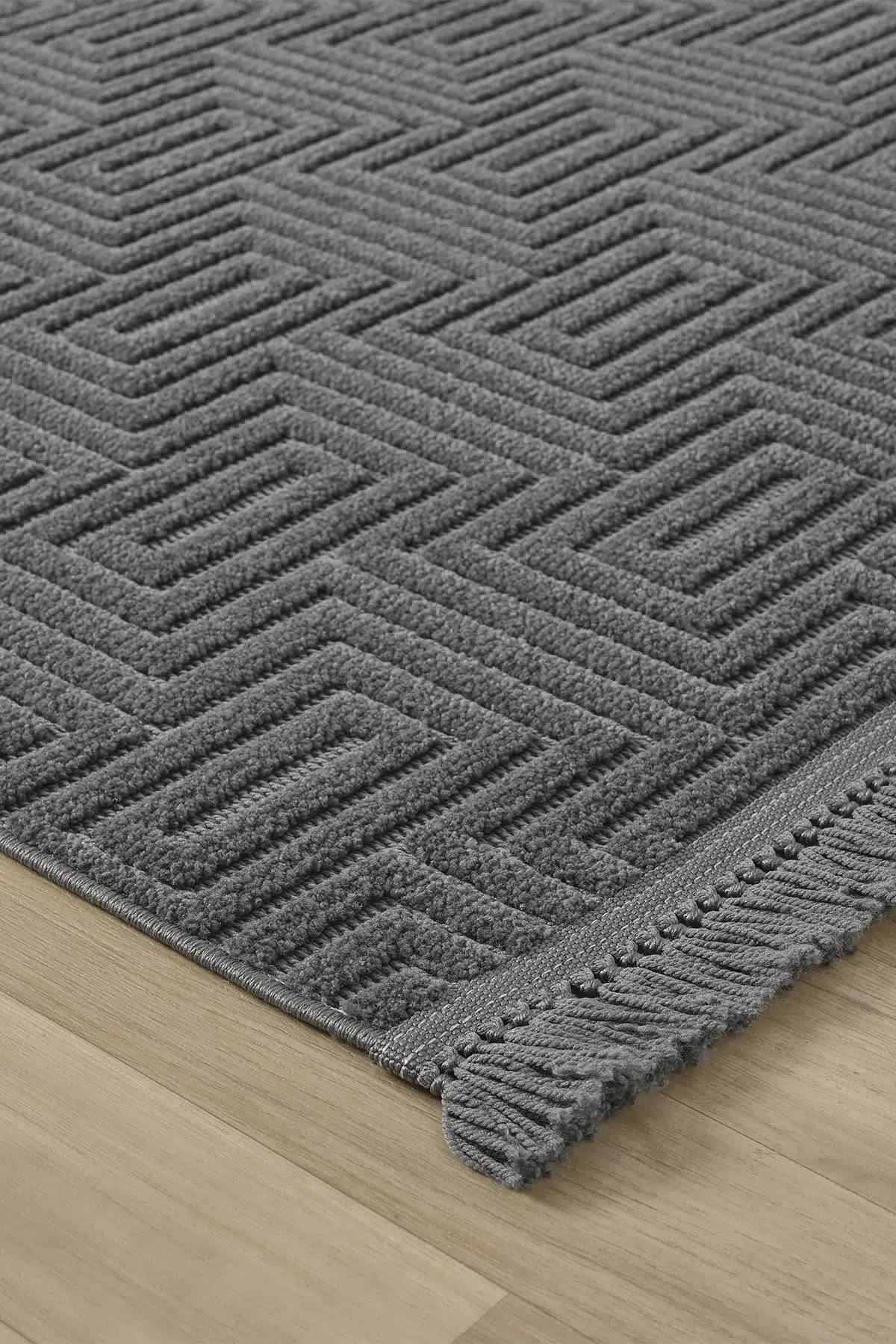 Seyran Halı Ruby İskandinav Halı Modeli 1550 Antrasit