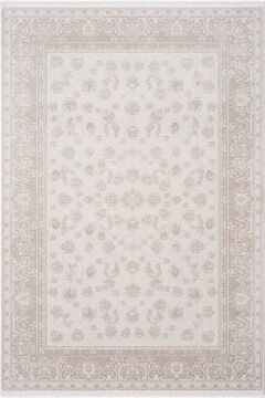 Koza Halı Nazende 70 Tarak Viscon Salon Halısı A3392B Krem Bej