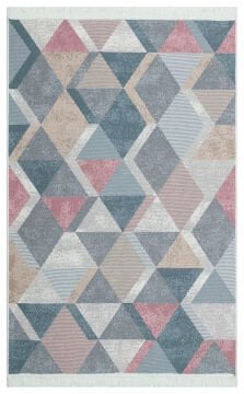 Eko Halı Arya Çift Taraflı Kilim AR10 Blue Pink
