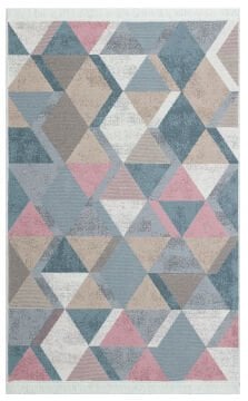 Eko Halı Arya Çift Taraflı Kilim AR10 Blue Pink