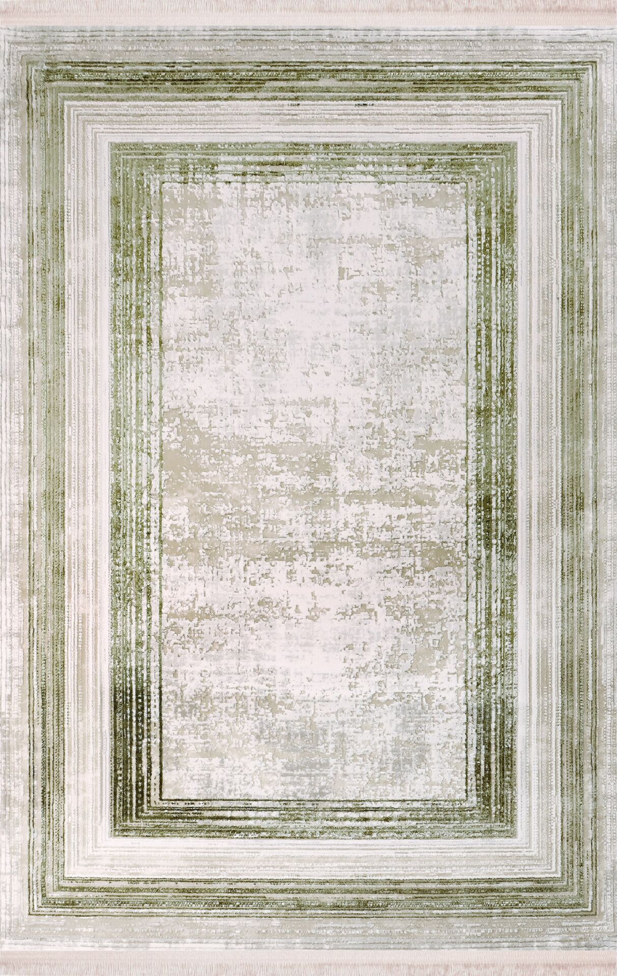Nexus Halı Nalia Yeşil Çerçeveli Halı 4005A-Yeşil 100x200