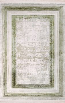 Nexus Halı Nalia Yeşil Çerçeveli Halı 4005A-Yeşil 100x200
