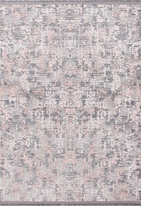 Melidia Işıltı Özel Ebatlı Kesme Halı 6145 Pembe