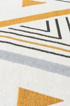 Eko Halı Arya Çift Taraflı Kilim AR18 Yellow Grey
