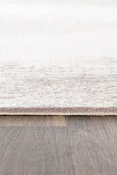 Koza Halı Nazende 70 Tarak Viscon Salon Halısı A3393C Krem Vizon