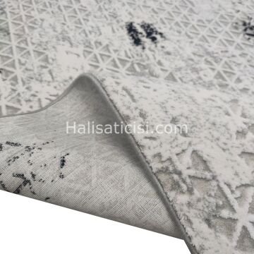 Melidia Halı Pandora Özel Ebat Kesme Halı 9522A-SİYAH