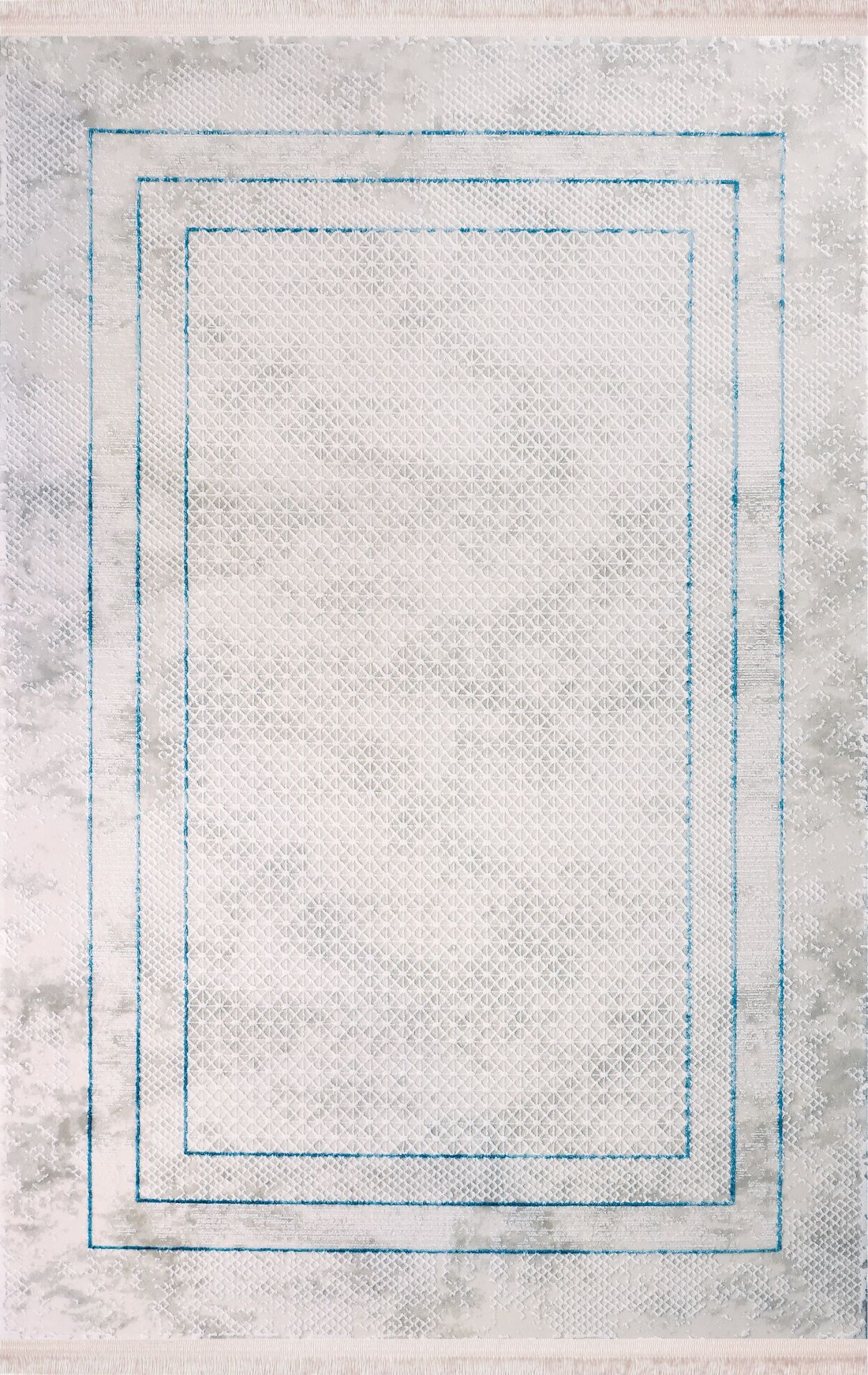 Nexus Halı Nalia Mavi Çerçeveli Esktime Halı 4048B-MAVİ 100x200