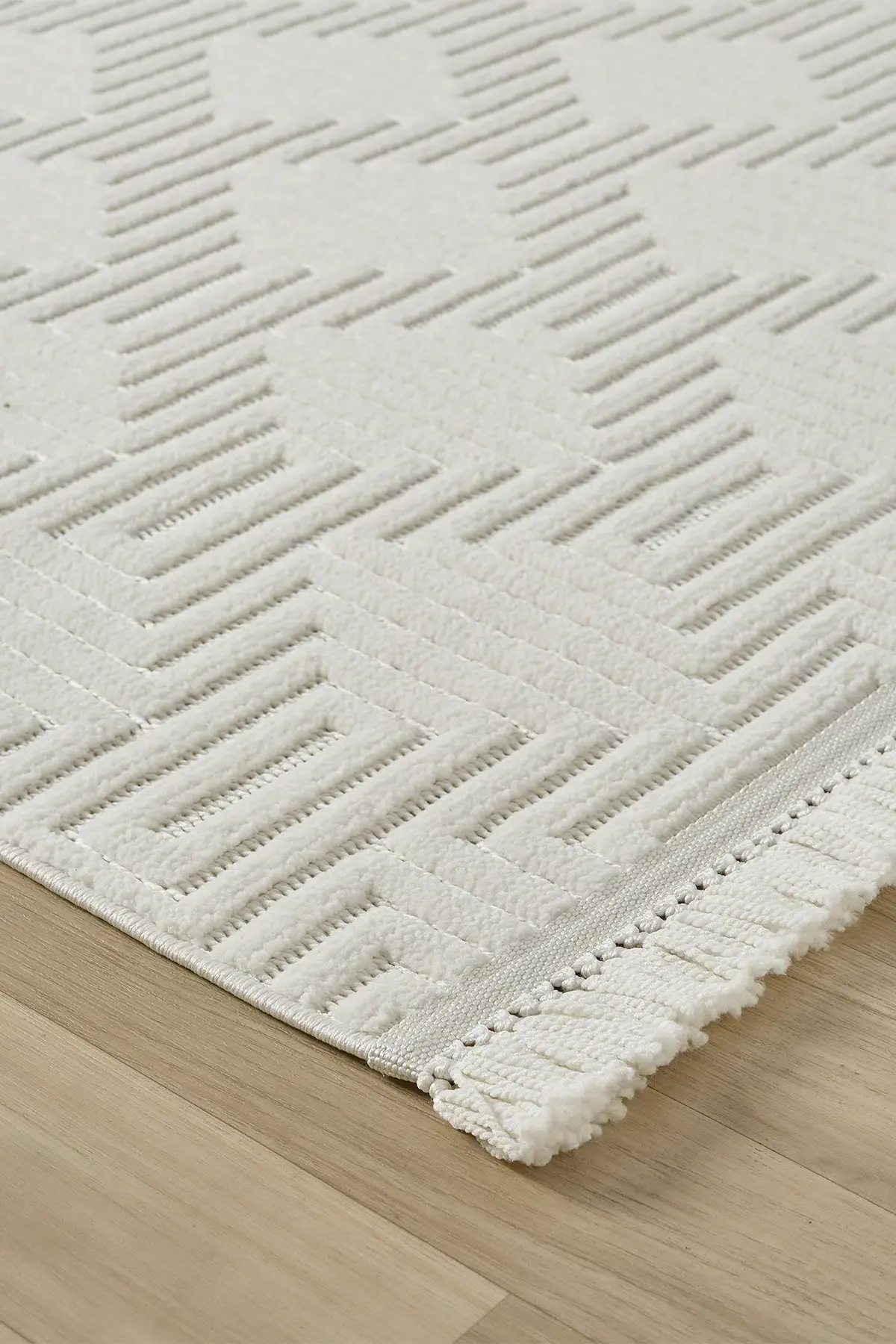 Seyran Halı Ruby İskandinav Halı Modeli 1550 Krem