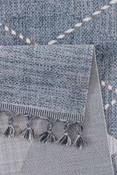 Festival Halı Santavi İskandinav Mavi Oda Halısı 03301A