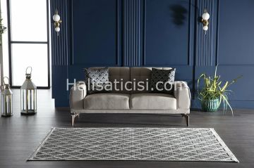 Gümüşsuyu Halı Pera 13387 Gri