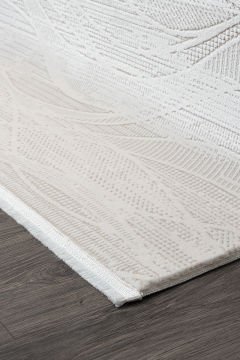 Koza Halı Çırağan Özel Ebat Kesme Halı 46320A Krem