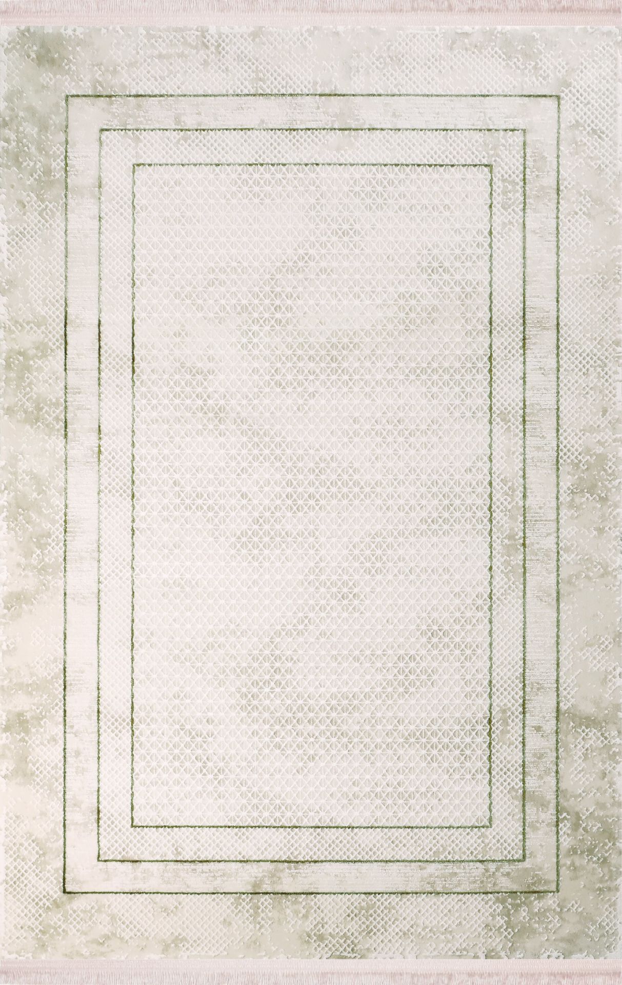 Nexus Halı Nalia Yeşil Çerçeveli Esktime Halı 4048B-Yeşil 100x200