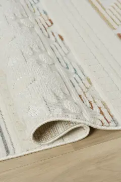 Seyran Halı Ruby İskandinav Halı Modeli 1551 Multi Beyaz