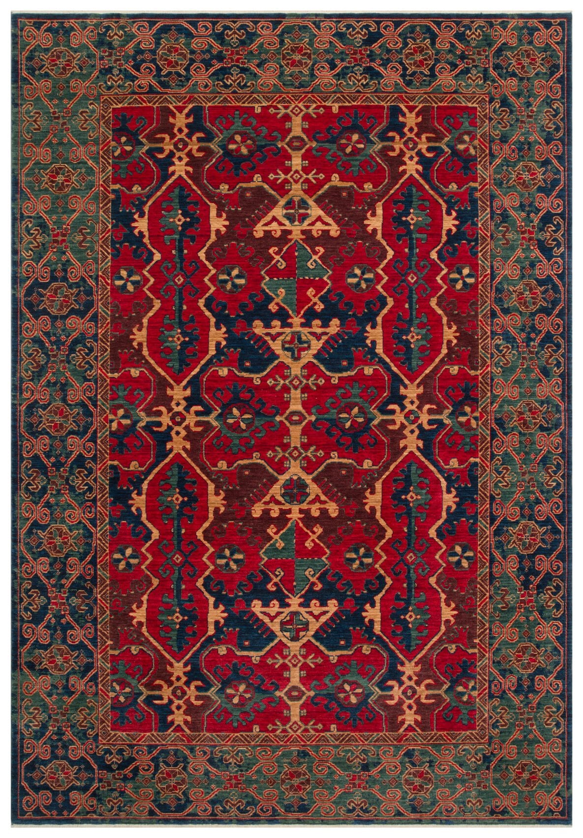 Eko Halı Kadim Yün Halı KDM 01 Navy Red