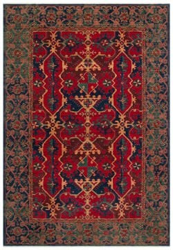 Eko Halı Kadim Yün Halı KDM 01 Navy Red