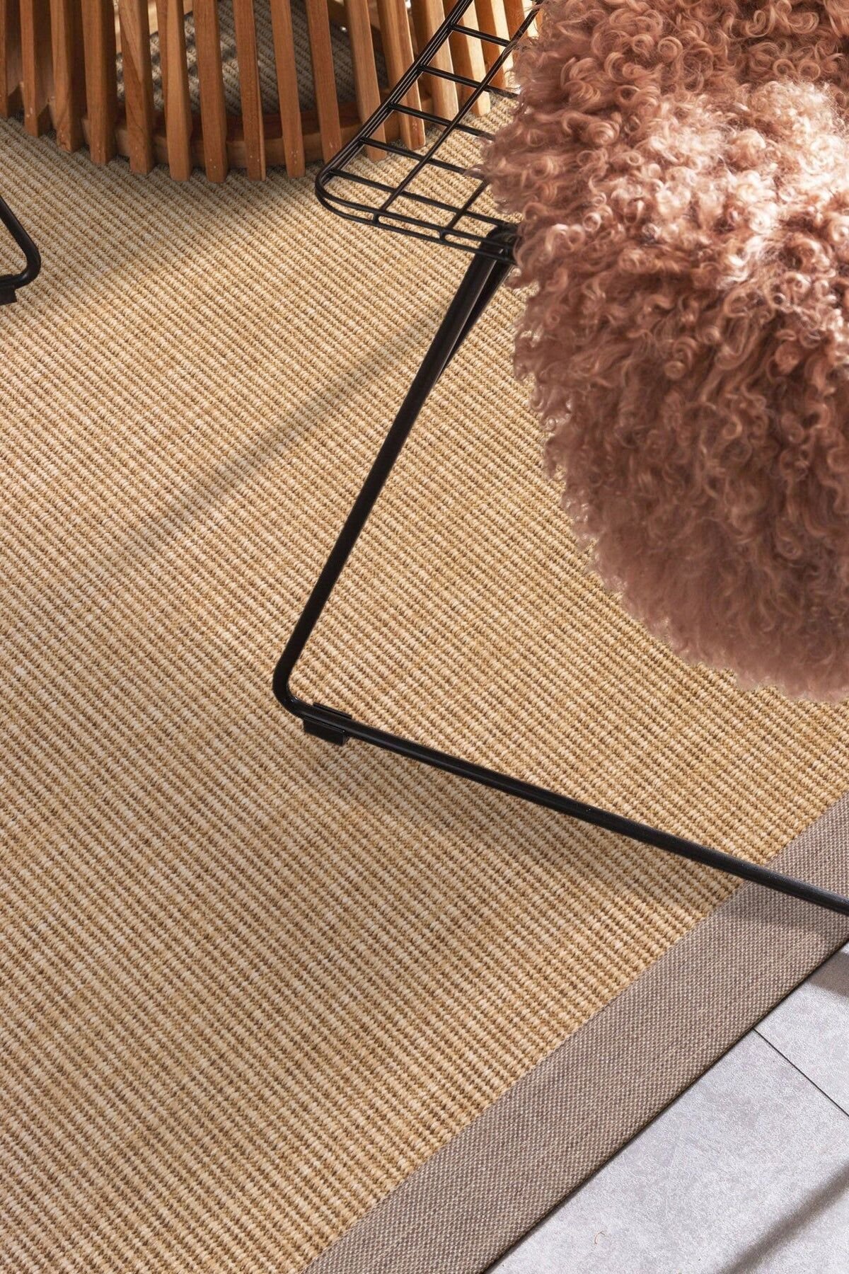 Doğal Jüt Sisal Halı Özel Ölçü 01MY201