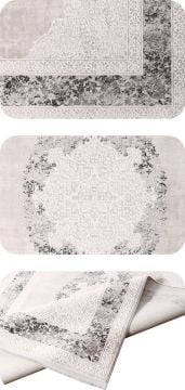 Nexus Halı Nalia Gri Göbekli Halı 4049A-ANTRASİT