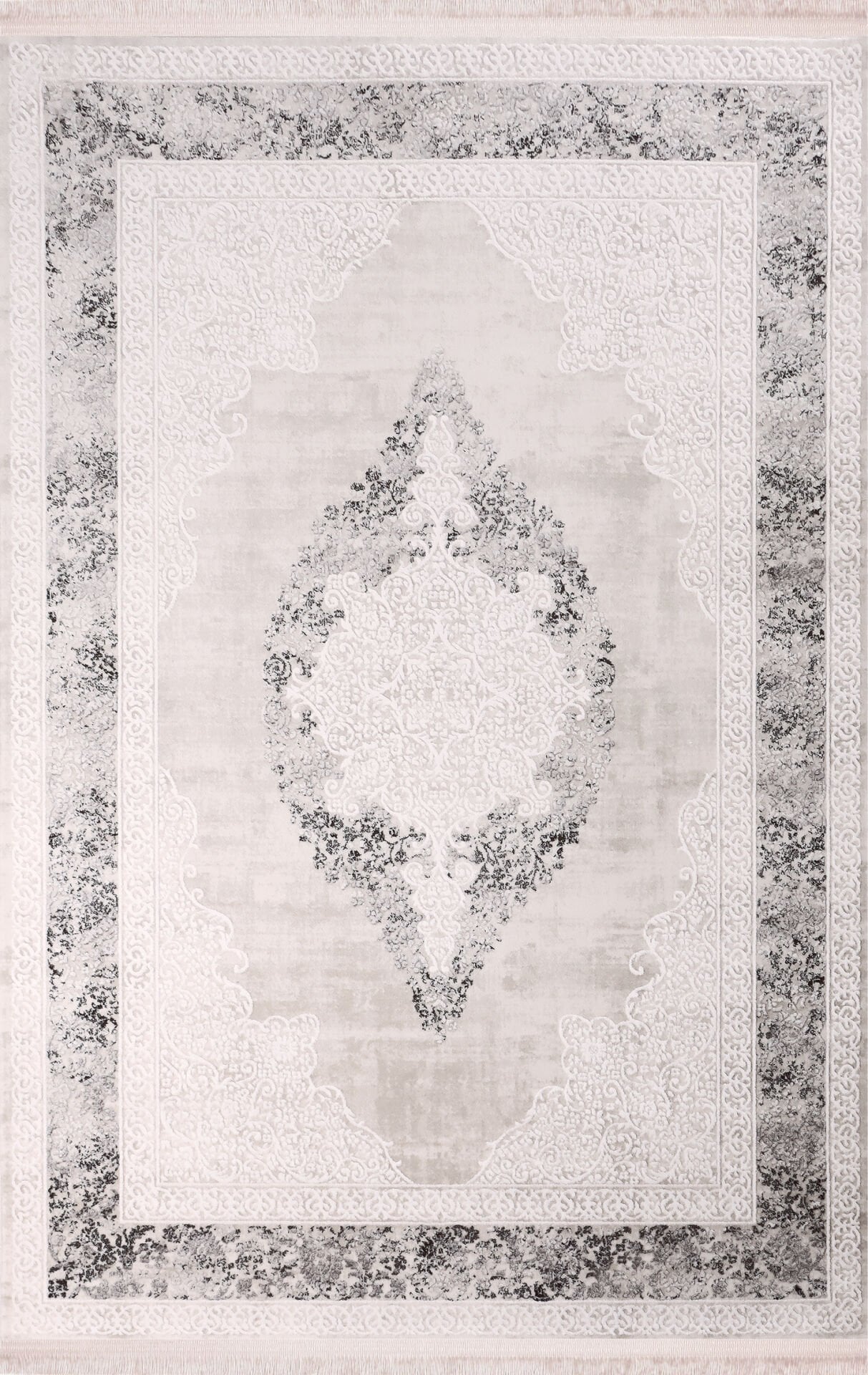 Nexus Halı Nalia Gri Göbekli Halı 4049A-ANTRASİT 100x200