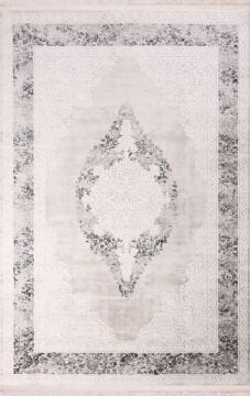 Nexus Halı Nalia Gri Göbekli Halı 4049A-ANTRASİT 100x200