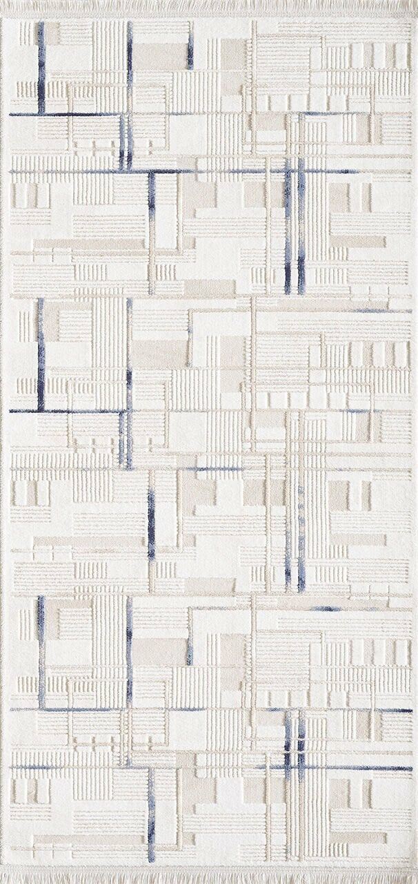 Artemis Samoa 02926F - Antrasit Krem Halı 100X200