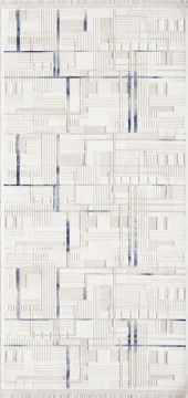 Artemis Samoa 02926F - Antrasit Krem Halı 100X200
