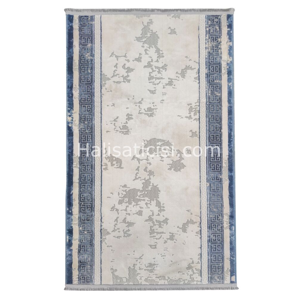 Melidia Halı Pandora Özel Ebat Kesme Halı 9524A-MAVİ