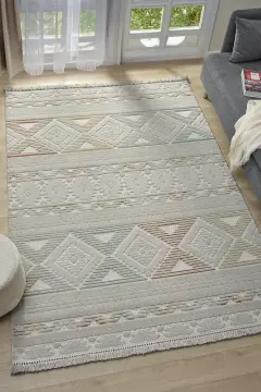 Seyran Halı Ruby İskandinav Halı Modeli 1551 Multi Gri