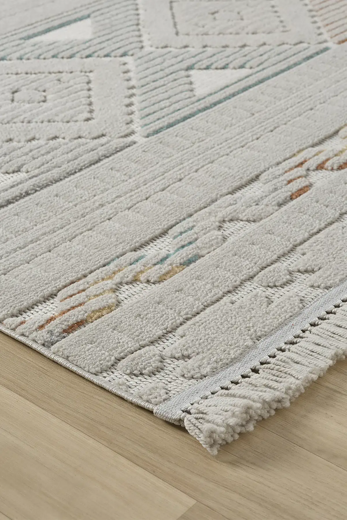 Seyran Halı Ruby İskandinav Halı Modeli 1551 Multi Gri