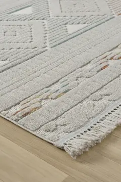 Seyran Halı Ruby İskandinav Halı Modeli 1551 Multi Gri