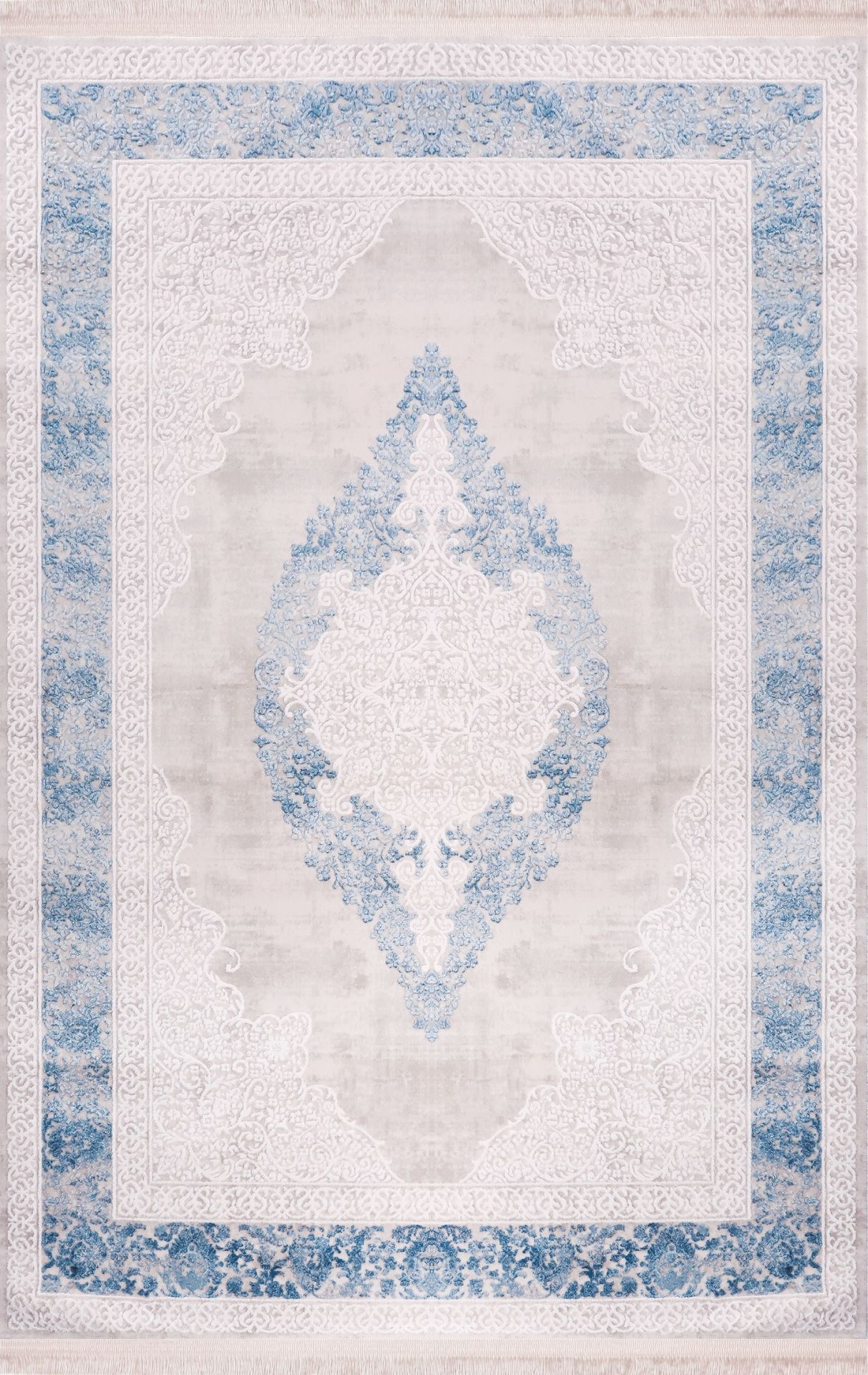 Nexus Halı Nalia Mavi Göbekli Halı 4049A-Mavi 100x200