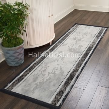 Melidia Halı Pandora Özel Ebat Kesme Halı 9524A-SİYAH