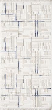 Artemis Samoa 02930E - Antrasit Krem Halı 100X200