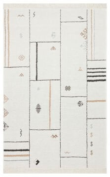 Eko Halı Arya Çift Taraflı Kilim AR41 Cream Black