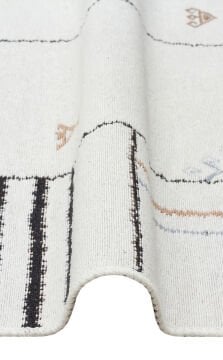 Eko Halı Arya Çift Taraflı Kilim AR41 Cream Black