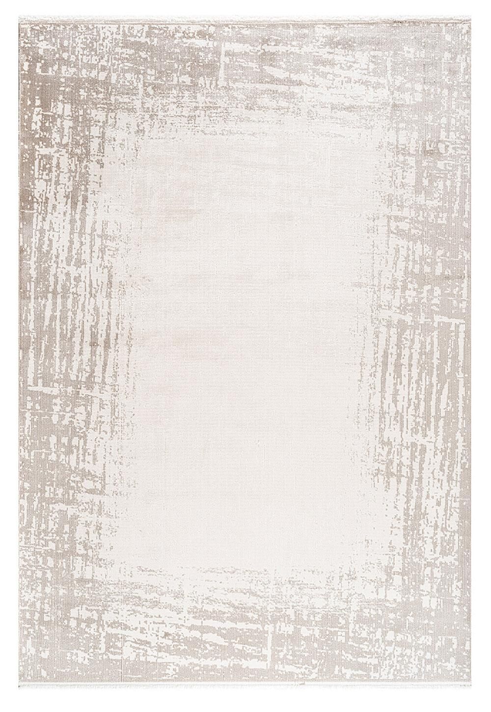 Koza Halı Nazende 70 Tarak Viscon Salon Halısı A3395B Krem Bej