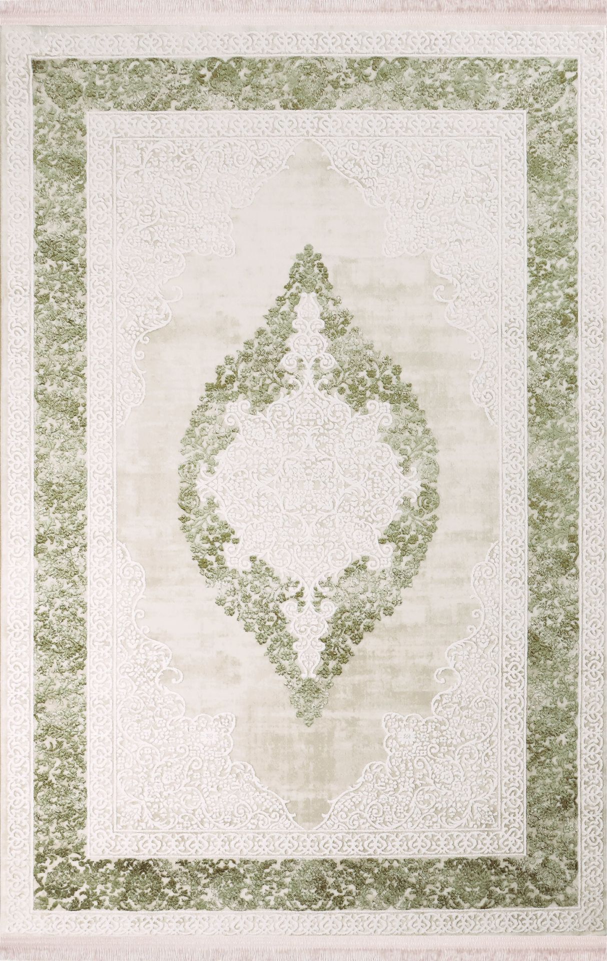 Nexus Halı Nalia Yeşil Göbekli Halı 4049A-Yeşil 100x200