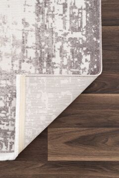 Koza Halı Nazende 70 Tarak Viscon Salon Halısı A3395C Krem Vizon