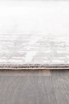 Koza Halı Nazende 70 Tarak Viscon Salon Halısı A3395C Krem Vizon