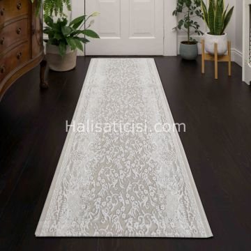 Melida Halı Lova Özel Ebat 4484A BEYAZ 100 cm