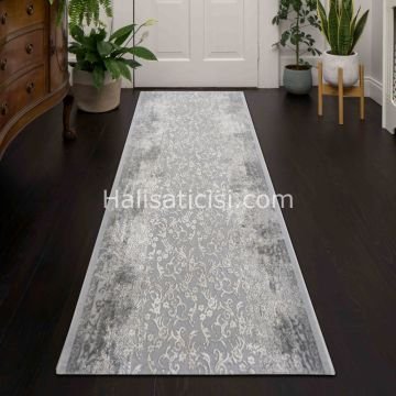 Melida Halı Lova Özel Ebat 4484A GRİ 100 cm