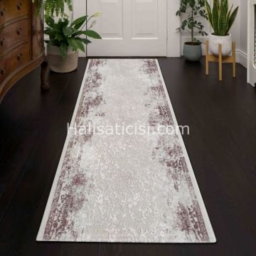Melida Halı Lova Özel Ebat 4484A PEMBE 100 cm
