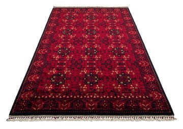 Eko Halı Nostalji Afgan Yağcıbedir Desenli Halı 952 Red