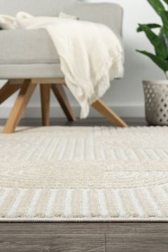 Koza Halı Monaco Özel Ebat Kesme Halı 33471C Bej