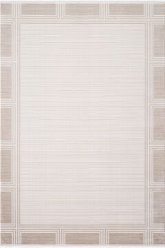 Koza Halı Nazende 70 Tarak Viscon Salon Halısı A3398B Krem Bej